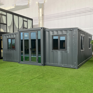 Lusso 20Ft prefabbricato Container casa di alta qualità <span class=keywords><strong>Mobile</strong></span> allungabile sentinella Box Office case fabbricate - Product Image 1