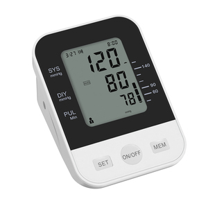 HUAAN Display LCD Leitura De Voz Cuff Eletrônico Médico Braço BP Digital Esfigmomanômetro Pressão Arterial Máquina Monitor - Product Image 4
