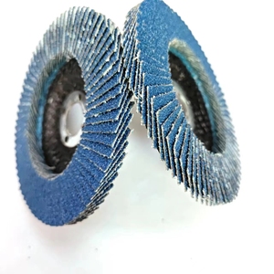 Disque à lamelles en zircone bleue, dureté moyenne, meulage plus rapide, durée <span class=keywords><strong>de</strong></span> vie plus longue, disques à lamelles standard A/O - Product Image 5