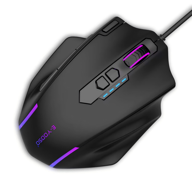 Wired Gaming Mouse DPI 12400 Optical Gaming Mouse Ergonomic RGB USB Wired Mouse Computer Gaming Mouse