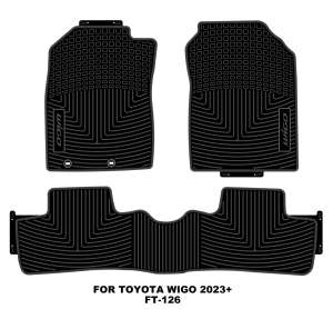 Alfombrillas de Coche de Látex Antideslizantes e Impermeables OEM Completas para TOYOTA WIGO <span class=keywords><strong>2023</strong></span>+ - Product Image 2