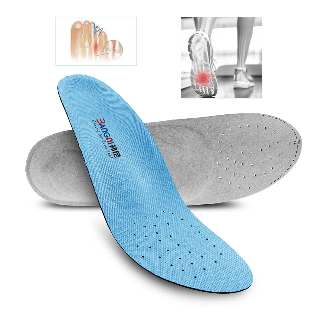 Flat Foot Orthopedic Sports Comfort Insoles Foam Shoes Perforated Eva Athletic Metatarsal Arch Support Insoles