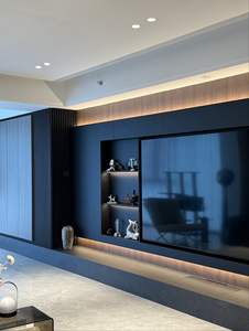 Salón Minimalista Moderno: Mueble para <span class=keywords><strong>TV</strong></span> de Pared Completa con Almacenamiento Ecológico de Gran Capacidad. - Product Image 3