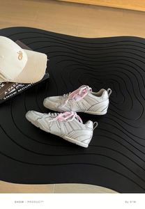 2026 Spring Summer Breathable <b>Mesh</b> Sneakers, <b>Women</b> Silver Racing Design Thick Sole Shoes, Versatile Casual Retro <b>Trainer</b> Shoes - Product Image 2