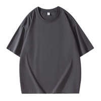 Camisetas de Moda al por Mayor, 260G, 100% Algodón, Personalizadas con Estampado, Hombros Caídos, Tallas Grandes, Lisas, para Hombre
