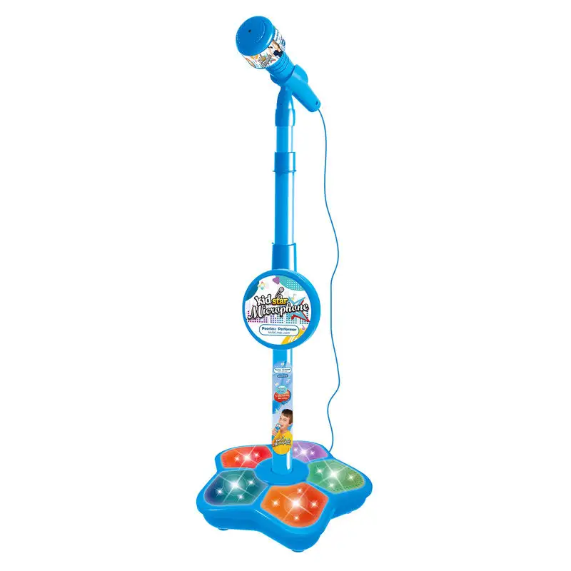 Zhorya toy musical instrument kids karaoke toy microphone with stand