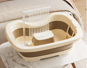 Cuenco inflable portátil para champú, lavabo para lavar el cabello para postrado en cama - Product Image 5