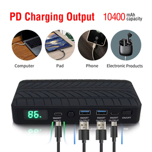 Arrancador de Coches Profesional Jump Factory 59.2Wh 16000mAh, Potenciador de Corriente de 20000A para Emergencias en Coches de 12V, Modelo SK-JP06N - Product Image 3