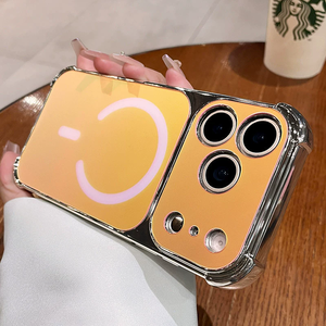 เคสโทรศัพท์เคลือบเลเซอร์เปลี่ยนสีได้หลายสีแบบแม่เหล็ก รุ่นใหม่ล่าสุด สำหรับ iPhone 12 13 17 Pro Max ป้องกันการกระแทก - Product Image 6