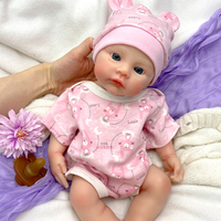 Adorables poupées reborn en silicone de 16 pouces, corps lesté, peau douce, jouets Chica, texture réaliste, anatomie correcte