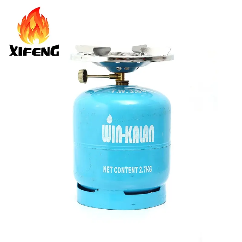Vuoto bombola di Gas (LPG-2.7KG) SHINEGAZ filippine acciaio inox gpl bombola di gas