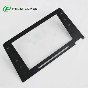 Verre trempé transparent de 3 mm, coloré, sensible au toucher, pour panneau automobile, avec impression sérigraphique à bords polis - Product Image 4