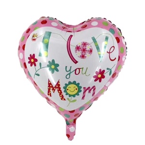 Feliz Día de San Valentín corazón globo de la hoja/rojo/púrpura 18 pulgadas decoración de fiesta - Product Image 6