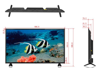 CKD Smart LED TV 42 pouces noir FHD avec AC 100V-240V/DC12V prend en charge BOE AUO COE INNOLUX 60Hz CE Rohs certifié FCC