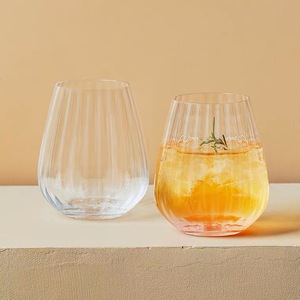 Verre à <span class=keywords><strong>eau</strong></span> en cristal motif vertical, 1 pièce, au meilleur <span class=keywords><strong>prix</strong></span>, sans plomb, verre à vin - Product Image 3