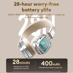 <span class=keywords><strong>Cuffie</strong></span> Wireless <span class=keywords><strong>Lenovo</strong></span> LS117 Over-Ear 6.0 con Cancellazione del Rumore ENC, Auricolari con 28 Ore di Autonomia - Product Image 5