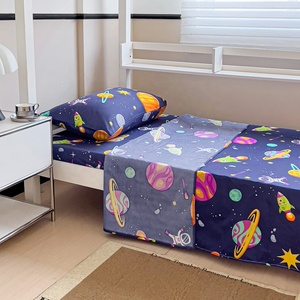 Bán Buôn 3 Miếng Trẻ Em Kích Thước Duy Nhất Phim Hoạt Hình In Ấn Được Trang Bị Tấm Ga Trải Giường Bộ Đồ Giường Bộ - Product Image 5