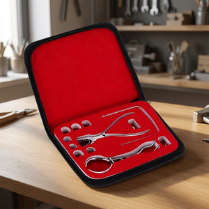 1 Kit de Perforateur Manuel en Acier Inoxydable pour Gouttière Dentaire, Pince à Perforer, Outil de Protection en Caoutchouc Dentaire, Soin des Dents, Orthodontie - Product Image 3