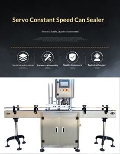 Machine de scellage de boîtes de conserve de poisson à grande vitesse automatique, alimentée par un moteur servo, machine de mise <span class=keywords><strong>en</strong></span> conserve électrique pour les équipements de boissons <span class=keywords><strong>en</strong></span> papier - Product Image 6