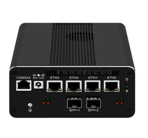 Topton เราเตอร์2*10G SFP 4X intei i226-V 8X2.5G LAN i7-10510U NVMe 6 * SATA Firewall Mini PC Proxmox Server