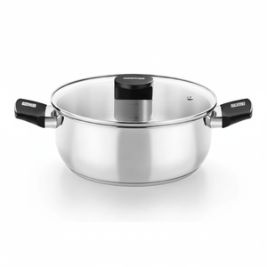 Pentola Elite in acciaio inox con coperchio in vetro 26 cm (Monix M240326) - Product Image 2