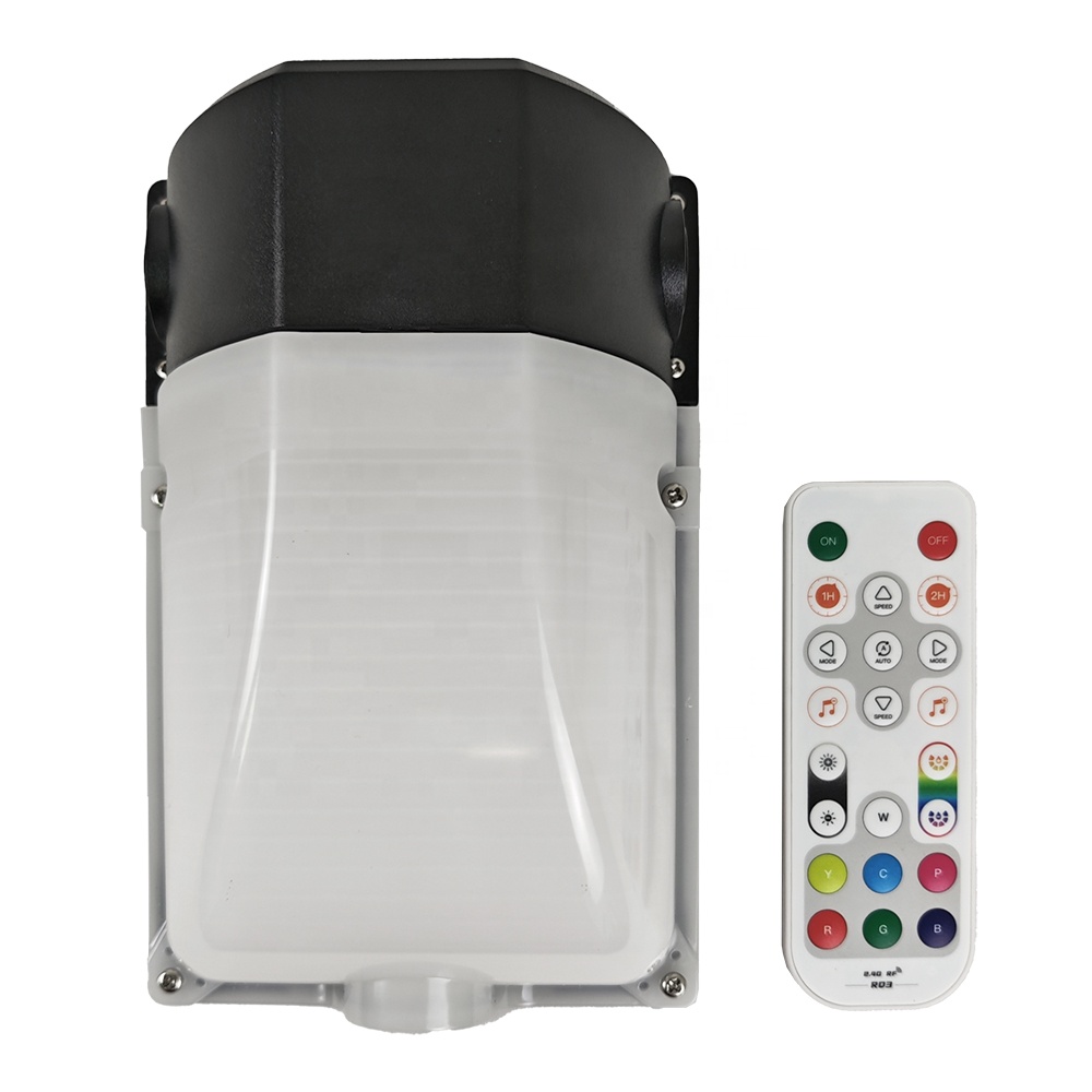 Kililed IP65 Smart Outdoor Wall Light RGBW Aluminum Square LED with Remote - Kili Lighting