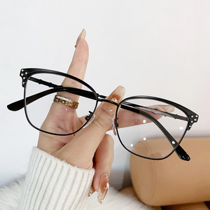 2025 Retro chống ánh sáng màu xanh UV bảo vệ không có vành Vòng Kính mắt Khung thời trang trực tiếp nhà máy bán cho unisex tất cả các khuôn mặt hình dạng - Product Image 5