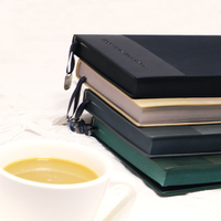 SIDAIXUE Business Cahier de couverture en cuir PU souple pour Promotion Agenda de couverture bleue