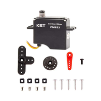 Moteur servo numérique miniature à engrenages métalliques KST CM633 15.0Kgf.cm 0.08sec pour voitures RC à petite échelle, avions de voltige, fabriqué en Chine