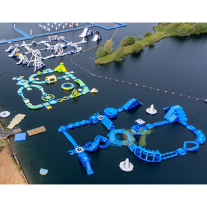 Fabricant d'obstacles gonflables flottants pour piscine bon marché au-dessus de l'eau Parc aquatique gonflable flottant pour enfants et adultes - Product Image 4