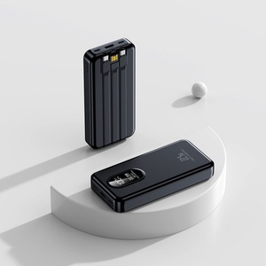 Producto Popular, Banco de Energía Móvil de Carga Rápida de 22.5W, Mini 10000mAh 20000mAh, Carga Rápida, 3 Cables Integrados - Product Image 5