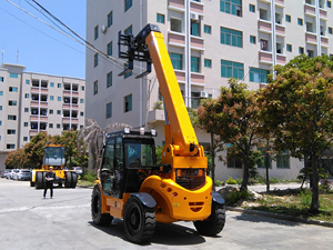 Chariot élévateur télescopique HNT30 de 3 tonnes avec mât à flèche multi-étages pour les travaux de manutention de matériaux de construction - Product Image 4
