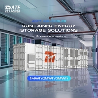 Sistema de Almacenamiento de Energía Solar con Batería LFP Refrigerada por Aire MATE, Contenedor de 1MWH-3MWH para Sistema de Suministro de Energía de Respaldo Crítico para Centros de Datos