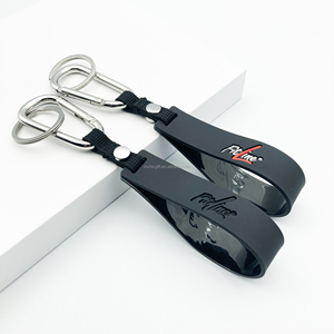Porte-clés <span class=keywords><strong>mousqueton</strong></span> lanière personnalisé avec LOGO en caoutchouc Porte-clés lanière en nylon Sangle porte-clés en caoutchouc - Product Image 6