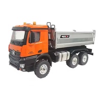 HUINA 1598 camión volquete de aleación eléctrica juguete 2,4 GHz 1/14 escala 14 canales simulación RC camión volquete modelo para niños regalos de navidad