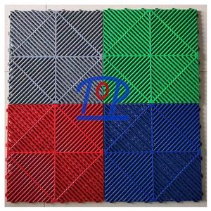 40*40*1.8cm Carrelage de sol de garage Plastique Interlocking Flooring Car Washing Shop Floor Mat - Product Image 3
