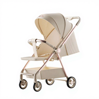 Poussette pliable compacte en alliage d'aluminium de gros pour bébé, capacité de charge de 20 kg, pour une utilisation nomade