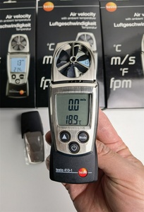 Anemómetro Original Alemán Testo 410-1, Instrumento de Medición de Velocidad del Viento con Impulsor 05604101 - Product Image 4