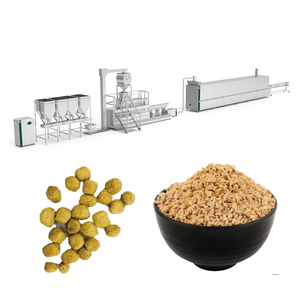 Automatische Sojabohnen protein herstellungs maschine Soja-Nugget-Extruder Tvp Textured Soy Protein Process Line - Product Image 5