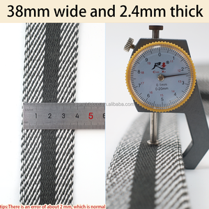 Tali Webbing Poliester Bergaris Tebal <span class=keywords><strong>3</strong></span>.8cm, Tali Anyaman Tahan Lama dan Anti-Selip, Tali Bahu Multifungsi - Product Image 2