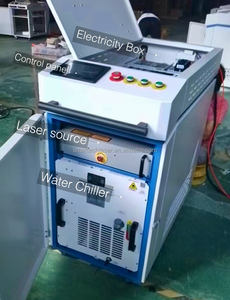 Mars <span class=keywords><strong>expo</strong></span> prix bas 3000w 3 en 1 laser à fibre nettoyage découpe laser machine de soudage laser en acier inoxydable - Product Image 6