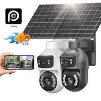 Caméra solaire PTZ 4G Wistino 365 jours avec zoom 36x pour la sécurité des fermes avicoles et des poulaillers, détection humanoïde IA, caméra réseau extérieure