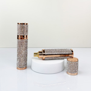 Cổ Phiếu không có sẵn moq5000 tùy chỉnh sang trọng da Mist Spray chai 10ml chai nước hoa 10ml với Shinny Sticker - Product Image 5