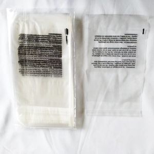 Sacs en polyéthylène autocollants personnalisés 6x9 9x12 avec colle permanente, avertissement d'étouffement imprimé en anglais et en espagnol pour une expédition sécurisée - Product Image 4