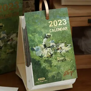 Support de <span class=keywords><strong>calendrier</strong></span> de bureau de taille intelligente, <span class=keywords><strong>calendrier</strong></span> de 365 jours, <span class=keywords><strong>calendrier</strong></span> 2023 <span class=keywords><strong>facile</strong></span> à détacher, impression à la demande avec boîte - Product Image 1