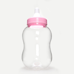 Carino 16 OZ <span class=keywords><strong>500</strong></span> <span class=keywords><strong>ml</strong></span> all'ingrosso biberon a forma di plastica succo d'acqua caffè latte bevande <span class=keywords><strong>bottiglie</strong></span> con tappi a vite per bambini - Product Image 5