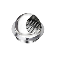 Capot rond en acier inoxydable personnalisé 100 110 120mm cuisine mur échappement étanche Ventilation champignon tuyau évent bouchon couverture