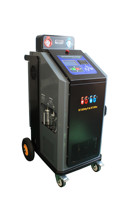 Machine de récupération de réfrigérant AMC-1000D à double système pour R134a et R1234yf, entièrement automatique, pour systèmes de climatisation automobile