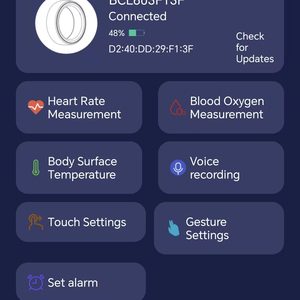 Nouvelle bague connectée 2026 : Suivi d'activité multisports contrôlé par application, surveillance <span class=keywords><strong>de</strong></span> la fréquence cardiaque, étanche IP68, synchronisée - Product Image 6