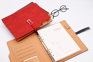 Wholesale Hardcover PU Leather Metal <b>Magnetic</b> Buckle Custom Flipbook Journal Business Diary Loose-Leaf Notebook Students - Product Image 3
